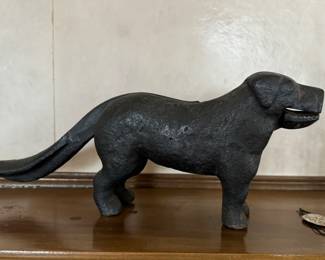 Vintage Cast Iron Dog Nutcracker Circa 1900.