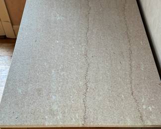 Antique Chest of Drawers with Marble Top and Brass Drawer Pulls. Measures 48" W x 22" D x 42" H. Photo 2 of 4.