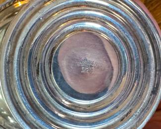 Sterling Silver Footed Compote. Photo 3 of 3.