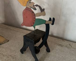 Vintage Metal Balancing Toy.