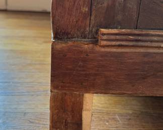 Antique Chest of Drawers with Marble Top and Brass Drawer Pulls. Measures 48" W x 22" D x 42" H. Photo 4 of 4.