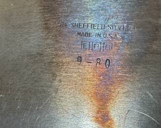 Vintage Sheffield Sugar Scuttle Bowl. Photo 2 of 2.