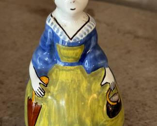 Henriot Quimper F-330 Hand Painted Bell. Photo 1 of 2.