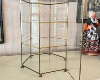 Vintage Glass & Metal Table Top Trinket Display Case - 5 Available. Photo 2 of 2.
