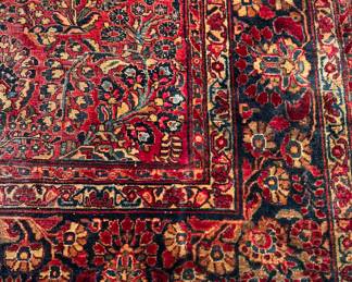 Antique Sarouk (Central Persia) Rug. Measures 9' x 12'. Photo 2 of 5.