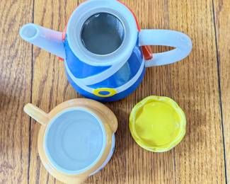 Half Tea Cup Half Tea Pot Set. Photo 2 of 2.