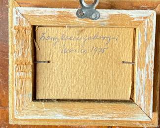 Pastoral Painting. Signed on Back By Artist. Photo 2 of 2.