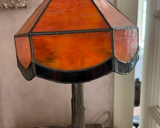 Tiffany Style Small Table Lamp. Photo 1 of 2.