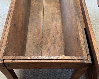 Antique French Baker's Table Circa 1705. Measures 70" L x 33" W x 29" H. Photo 3 of 4.