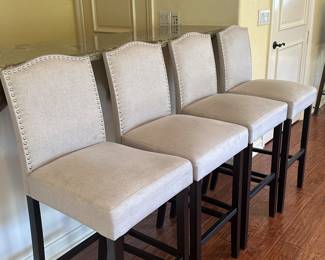 Ivory counter height barstools