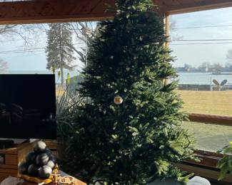 . . . large Christmas tree