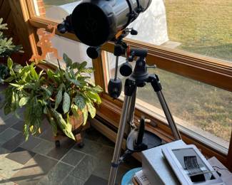 . . . high-powered telescope