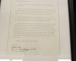 KC Kings Official Paperwork