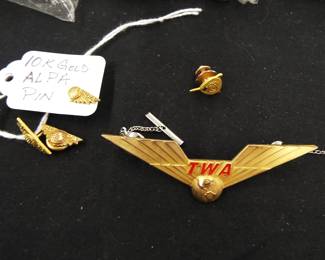 TWA Pins 10K Gold ALPA Pin