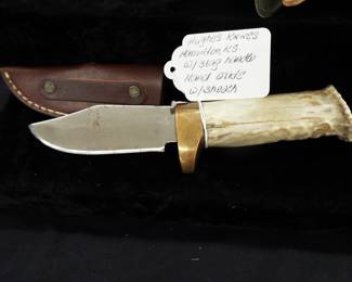 Hughes Knife w/stag handle