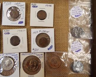 Various coins