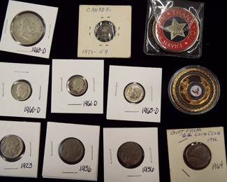 Roosevelt Dimes Buffalo Head Nickels