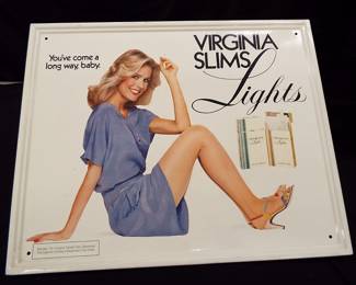 Virginia Slims Metal Sign
