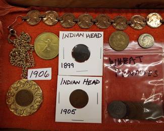 Penny Bracelet 1906 Indian Head Necklace