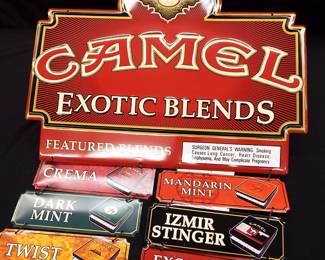 Camel Metal Sign