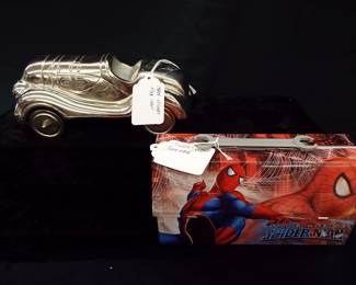 Cast Aluminum Race Car Spiderman Tool Box