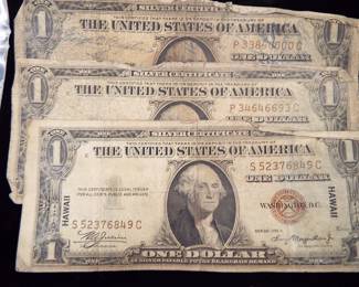 Silver Certificates Red Seal