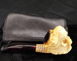 Hand Carved Bone Pipe