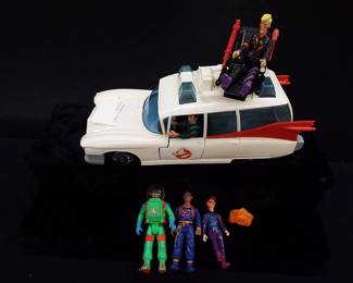 Ghostbusters Ecto 1 w figures
