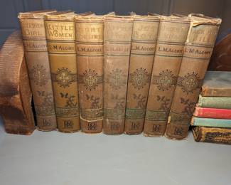 Antique L.M. Alcott Book Set