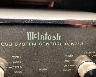 Mcintosh C38 Control Center