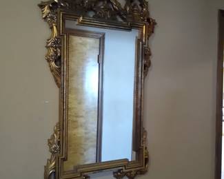 Large wall mirror