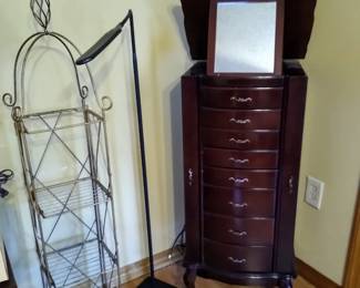 Large standing jewelry box