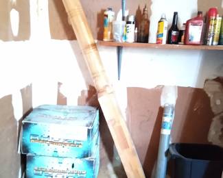 Large wood newel post