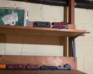 Vintage HO scale Athearn trains and accessories.