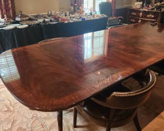 F6- Hickory Chair Dining Table with Leaves