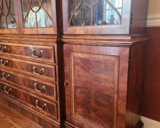L12- Wooden/Glass Dining Cabinet 