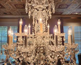 Crystal Chandelier - Purchased in Dallas 