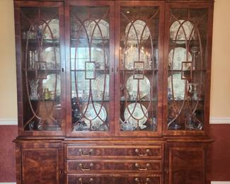 L12- Wooden/Glass Dining Cabinet 