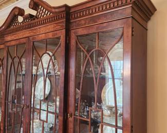 L12- Wooden/Glass Dining Cabinet 