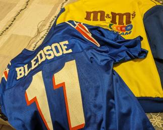 Patriots jersey and NASCAR Jacket 