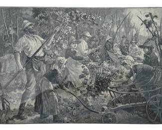 Farm Scene by A. Thiede