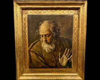 Portrait of St. Joseph on Wood - Firenze