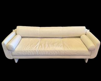 Large white American Leather Sofa