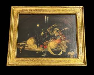 Italian Fruit art on board