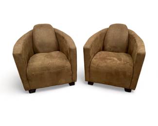 Pair of Suede Chairs