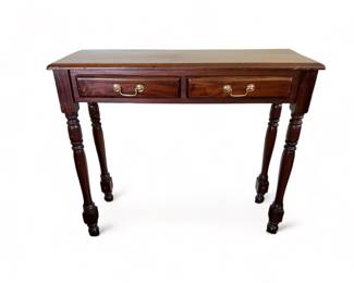 Narrow Console Table with 2 Drawers