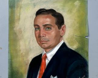 Pastel Portrait of Man by portrait artist Daniel Greene