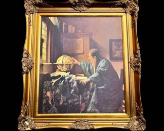 "The Astronomer" by Johannes Vermeer - 27" x 31"