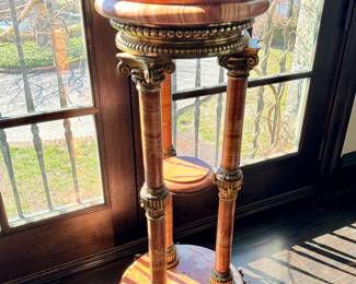 Marble pedestal