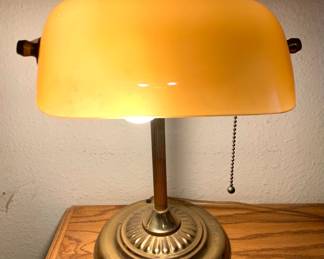 Vintage Yellow Desk Lamp